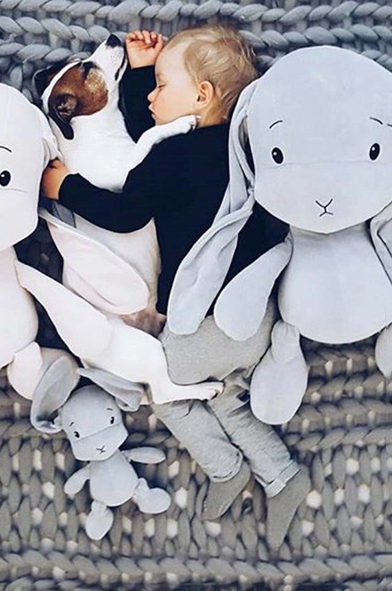 Effiki peluche neonati grigio Krolik.Effik.M.013.022