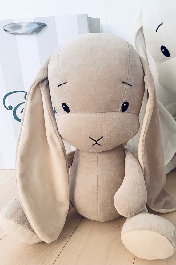 Otroška igrača iz plišastega materiala Effiki Krolik.Effik.M.121.11 bež AA00