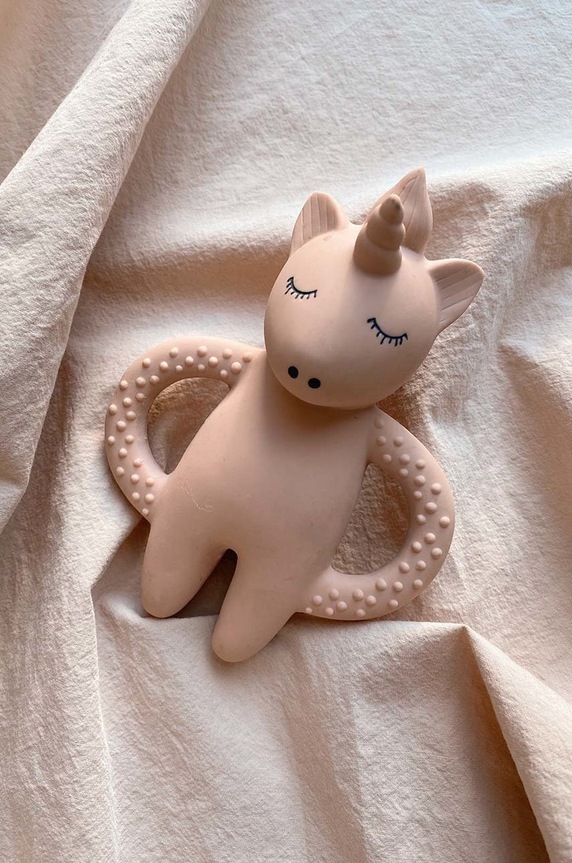 Βρεφική οδοντοφυΐα Konges Sløjd TEETH SOOTHER UNICORN μπεζ KS1222