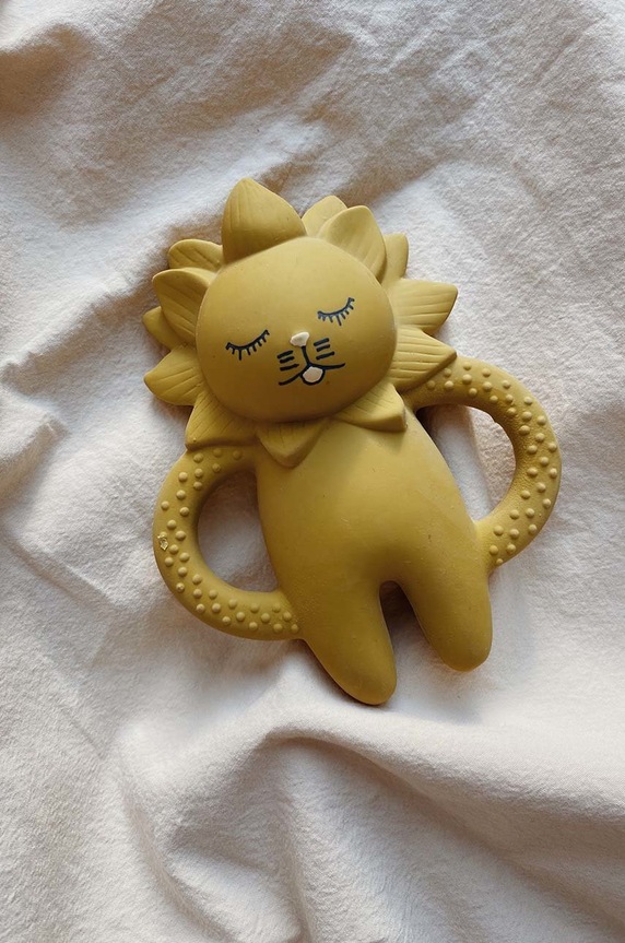 Βρεφική οδοντοφυΐα Konges Sløjd TEETH SOOTHER LION πράσινο KS1223