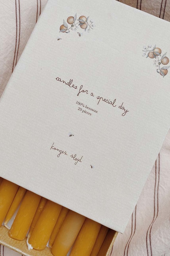 Fiú Konges Sløjd születésnapi gyertya készlet KS1945 zöld