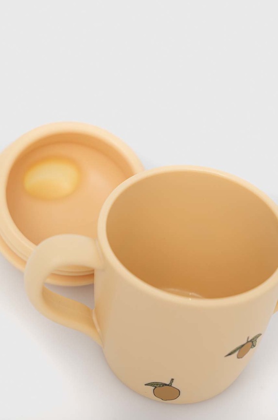 Băieți Konges Sløjd cană pentru bebeluși 2-pack 2 PACK SIPPY CUP KS3546 galben