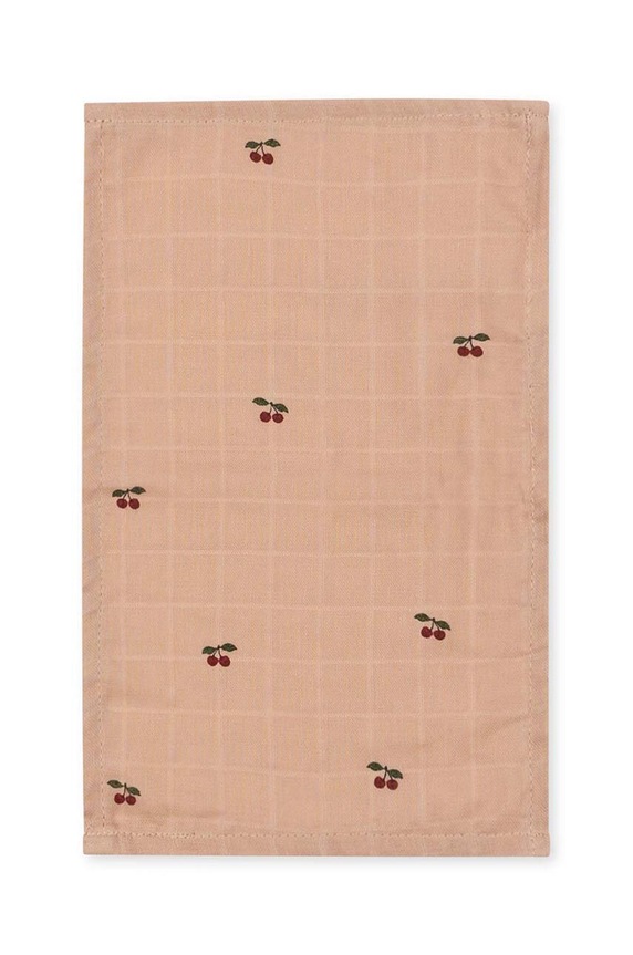 Detská súprava: plienka, podbradník a šatka Konges Sløjd 3-pak DOLL NURSERY SET KS3874