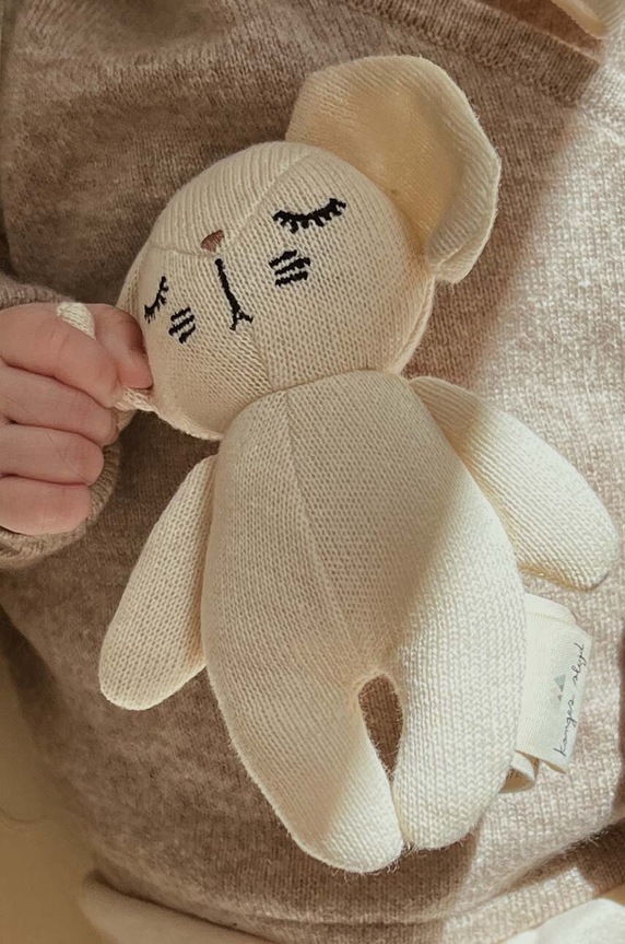 Μασκότ Konges Sløjd MINI RABBIT Βρεφικό προϊόν μπεζ KS4287