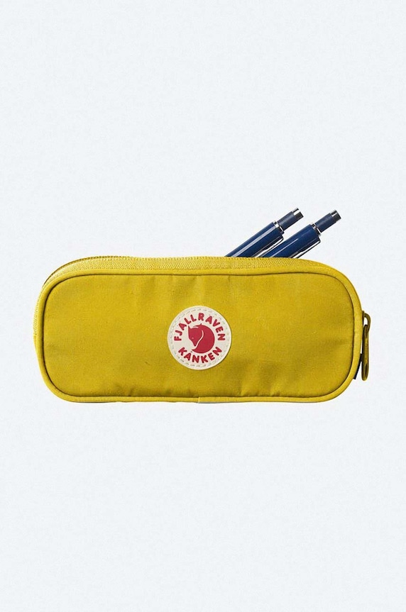 Chłopiec Fjallraven piórnik Kanken F23783.141 żółty