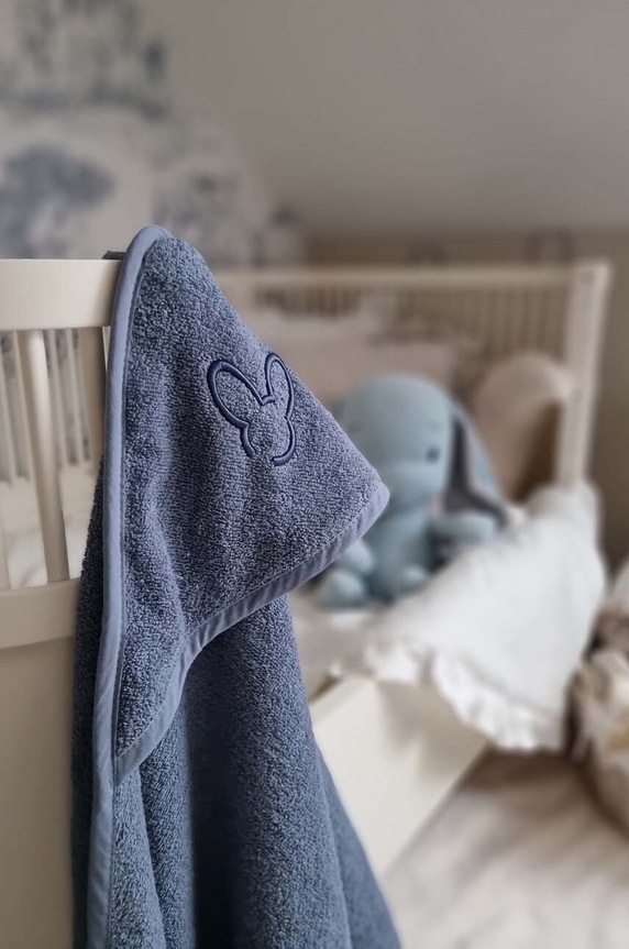 Effiki ręcznik bawełniany dziecięcy 95x95 cm Recznik.z.kaptur.marngr