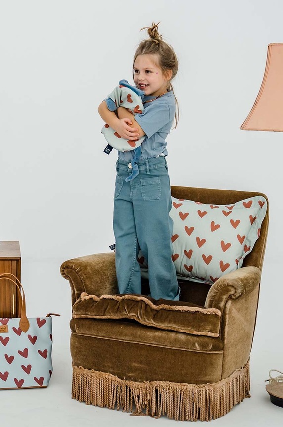 La Millou cuscino HEARTBEAT BLUE 139643.Poduszka.Sleepy. blu AA00