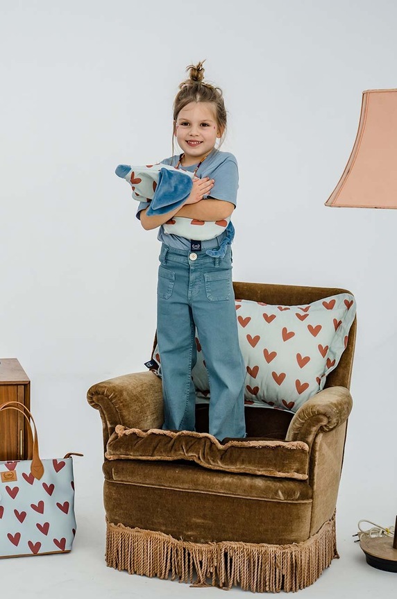 La Millou cuscino HEARTBEAT BLUE blu 139643.Poduszka.Sleepy.