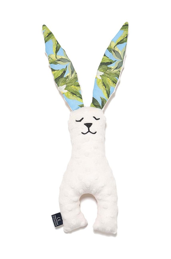 Бебешка играчка за гушкане La Millou Minky POSITANO бял 146055.Maskotka.Krolik.