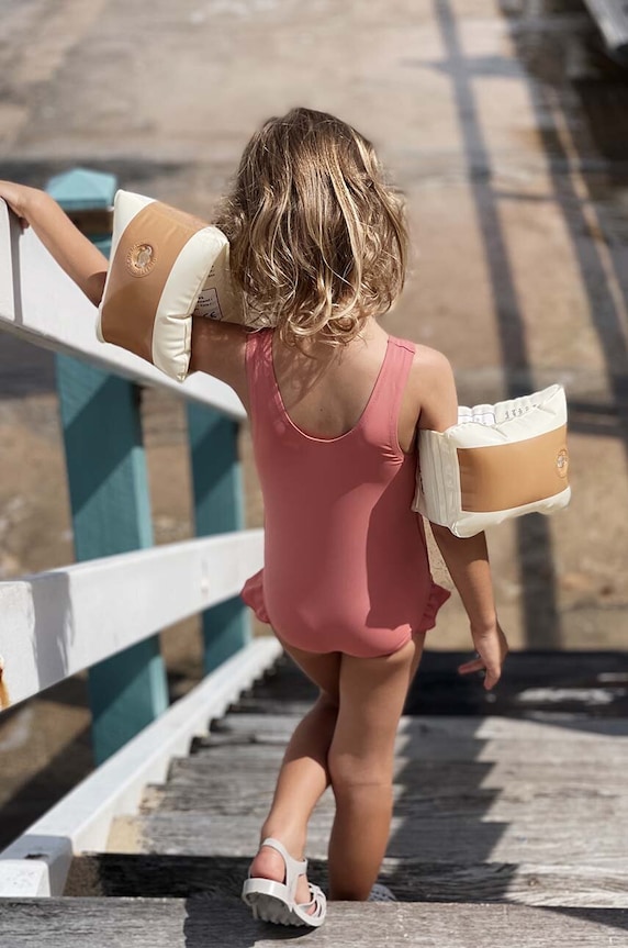 Băieți Petites Pommes brățări de înot ALEX.ARMBANDS maro