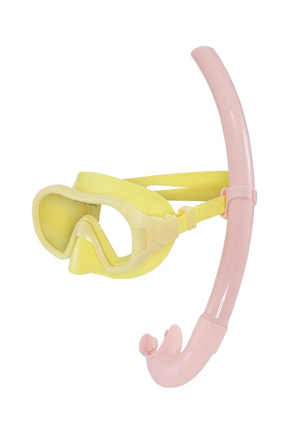 Petites Pommes maska do nurkowania BETTY SNORKELING SET BETTY.SNORKELING.SET żółty AA00