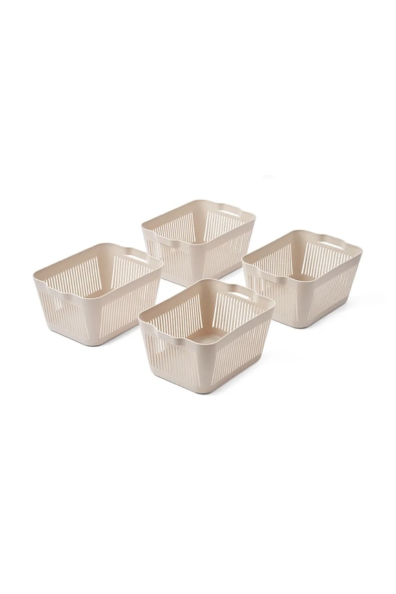 Úložný box Liewood Makeeva 14,5 x 21,5 x 30 cm Basket S 4-pak béžová LW17445