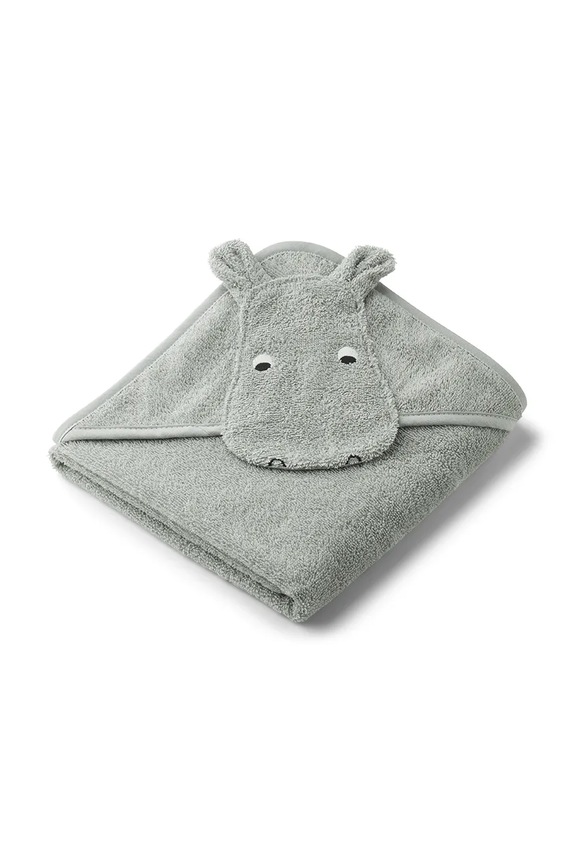 Detská osuška s kapucňou Liewood Albert Hooded Towel LW14757 modrá AA00