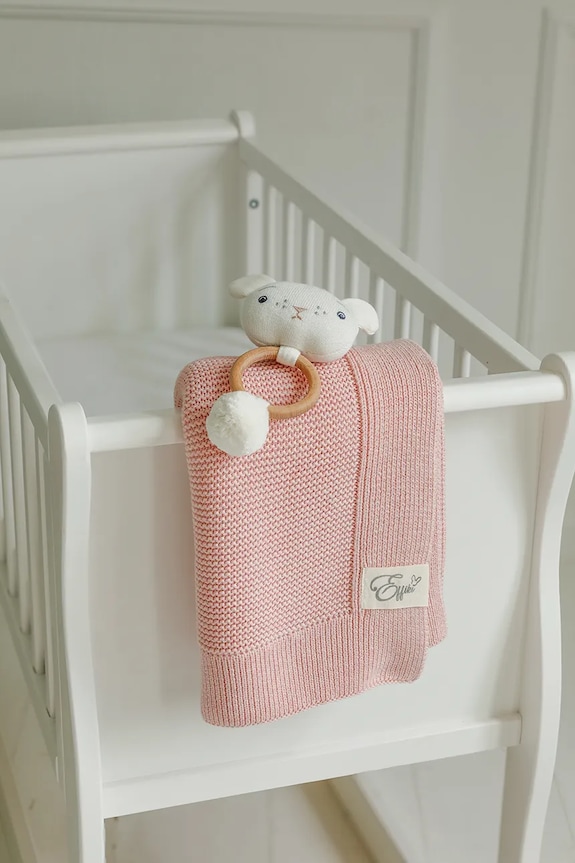 Effiki baba takaró Bébi termékek rózsaszín Kocyk.baw.or.80.100.roz