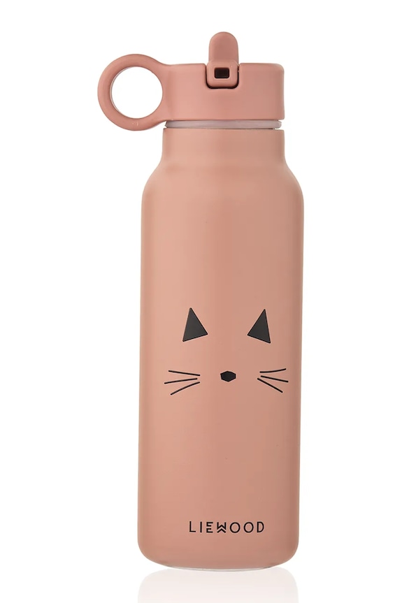 Liewood ισοθερμικό παιδικό μπουκάλι Falk Water Bottle 350 ml LW19617.G ροζ AA00