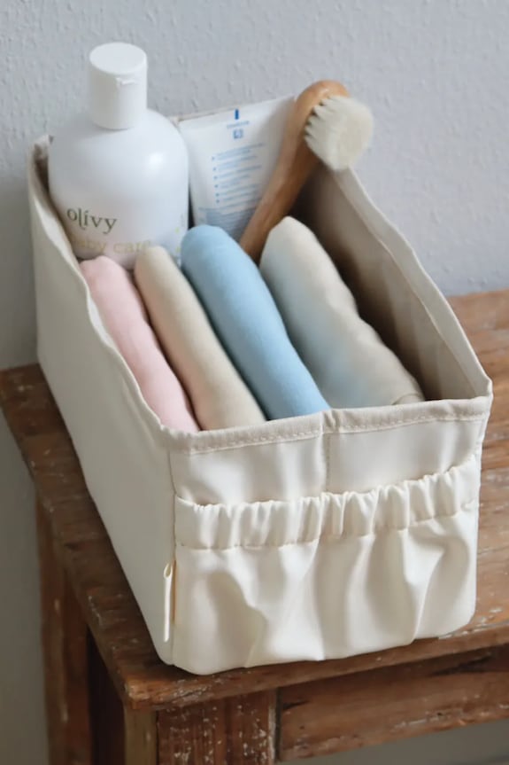 That's mine skladovací box dojčenský Lucy nursing organizer béžová 116245