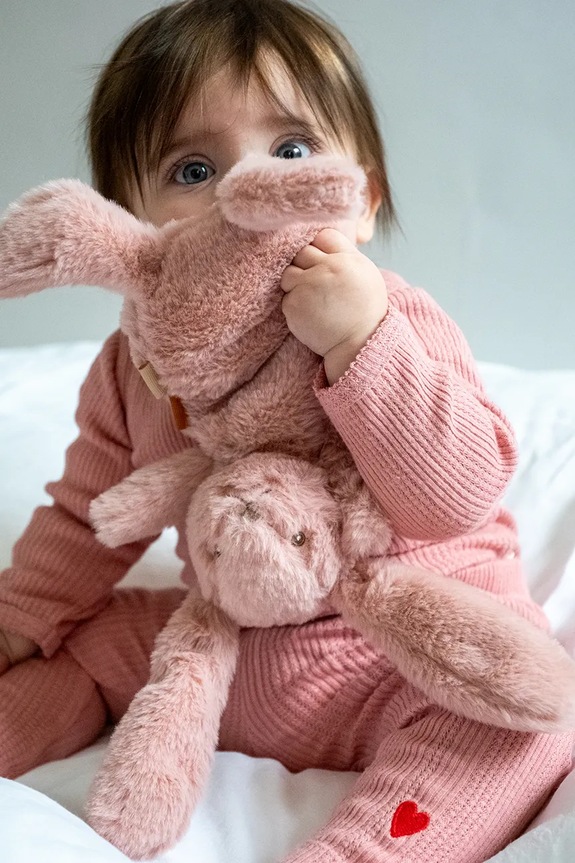 Chlapec That's mine plyšová hračka dojčenská Houston heavy teddy mini 224194 ružová