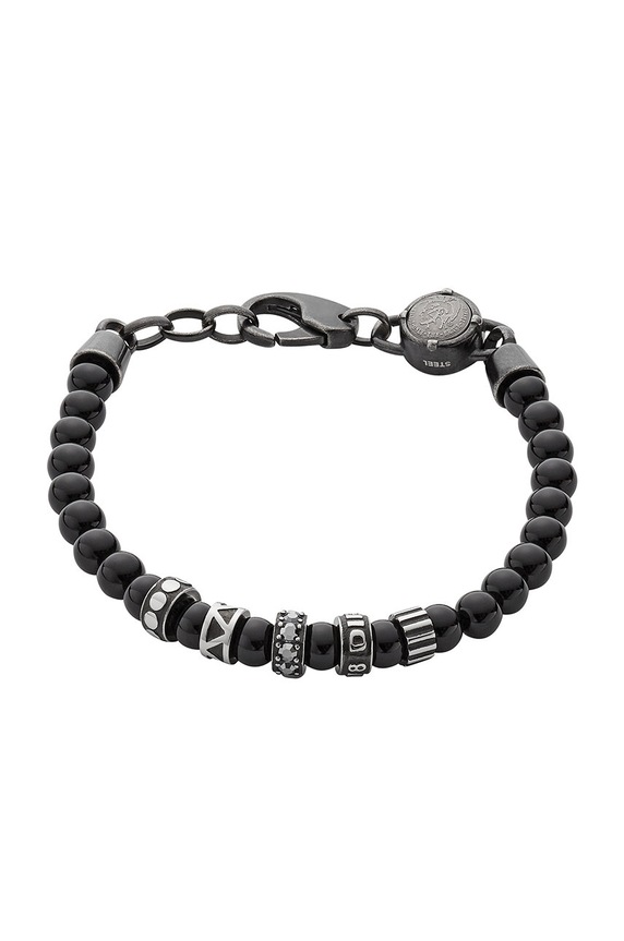 Diesel - Bransoletka czarny DX0961001