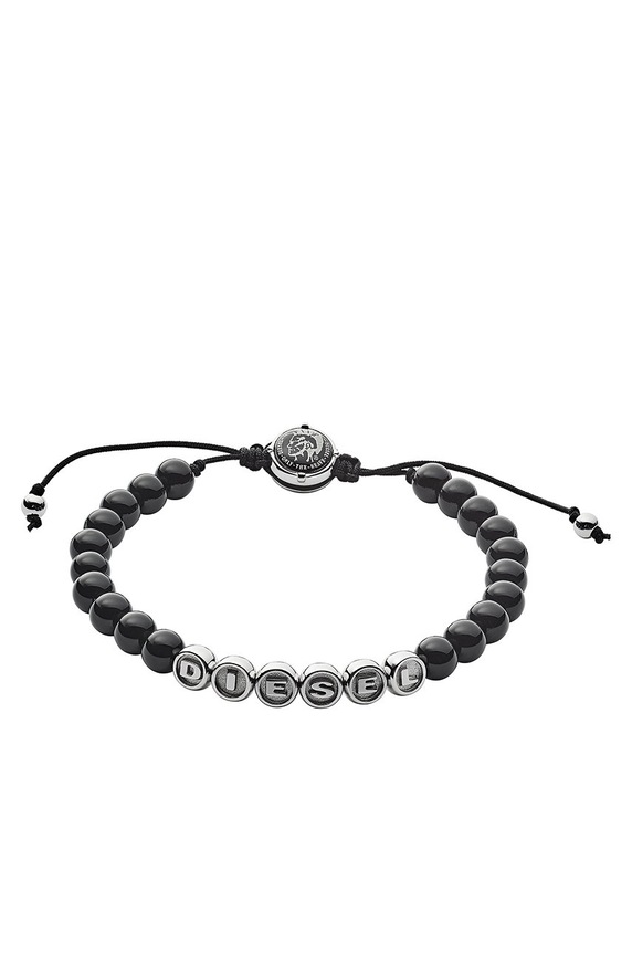 Diesel - Bransoletka czarny DX1088040
