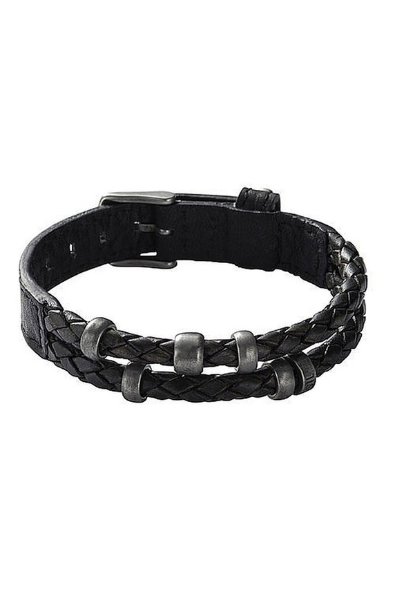 Fossil - Bransoletka JF85460040 JF85460040 czarny AA00