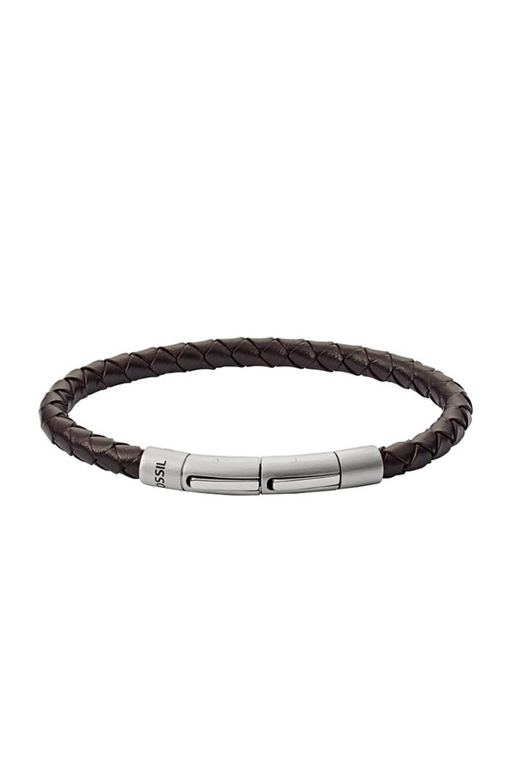 Fossil - Bratara de piele JF03187040 maro AA00