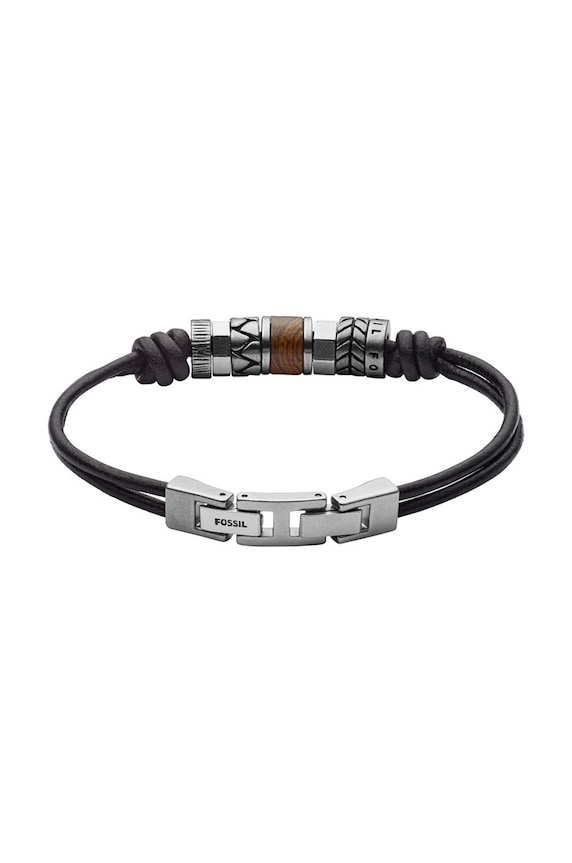 Fossil - Βραχιόλι JF84196040 μαύρο AA00