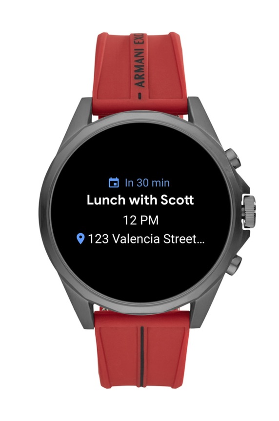 Armani Exchange - Smartwatch AXT2006 czerwony AXT2006