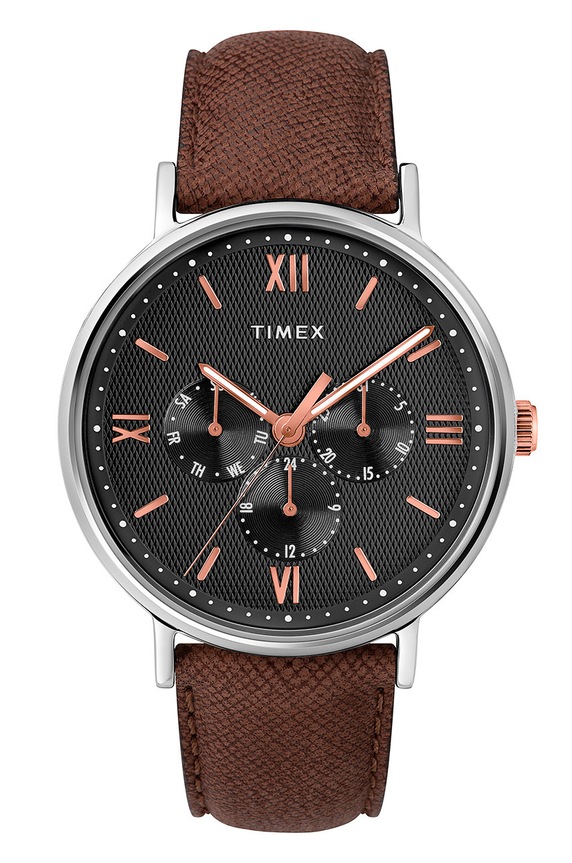 Timex - Годинник TW2T35000 коричневий TW2T35000