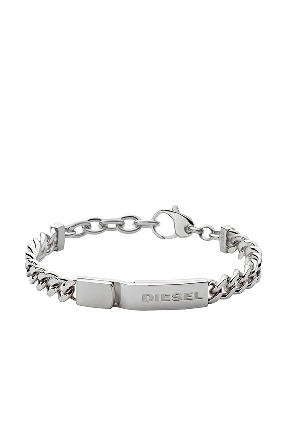 Diesel - Bransoletka srebrny DX0966040