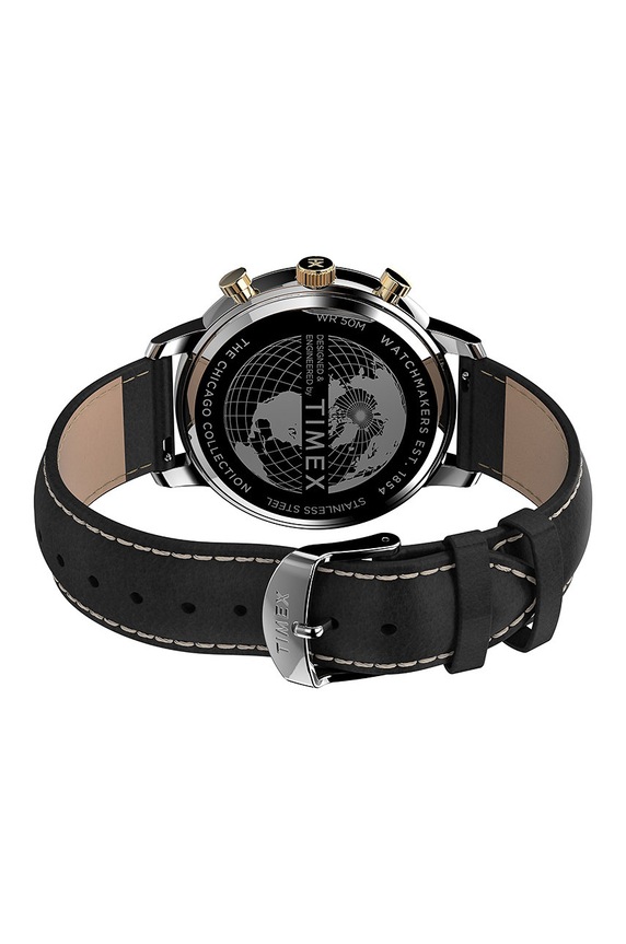 Timex zegarek TW2U39100 Chicago Chronograph TW2U39100 czarny