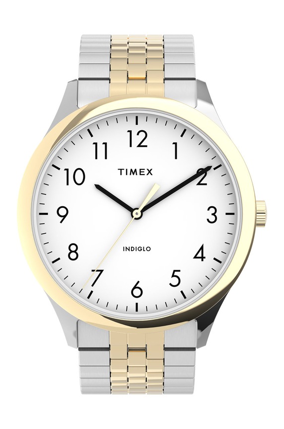 Timex - Zegarek TW2U40000 srebrny TW2U40000