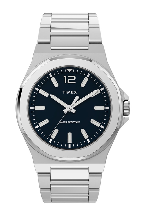 Timex zegarek TW2U42400 Essex Avenue Thin srebrny TW2U42400