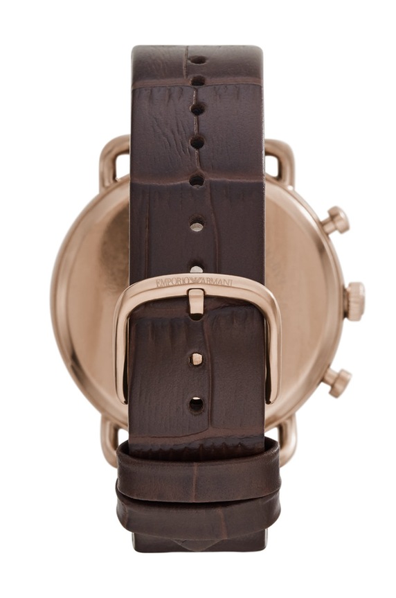 Doplnky Emporio Armani - Hodinky AR11334 AR11334 hnedá