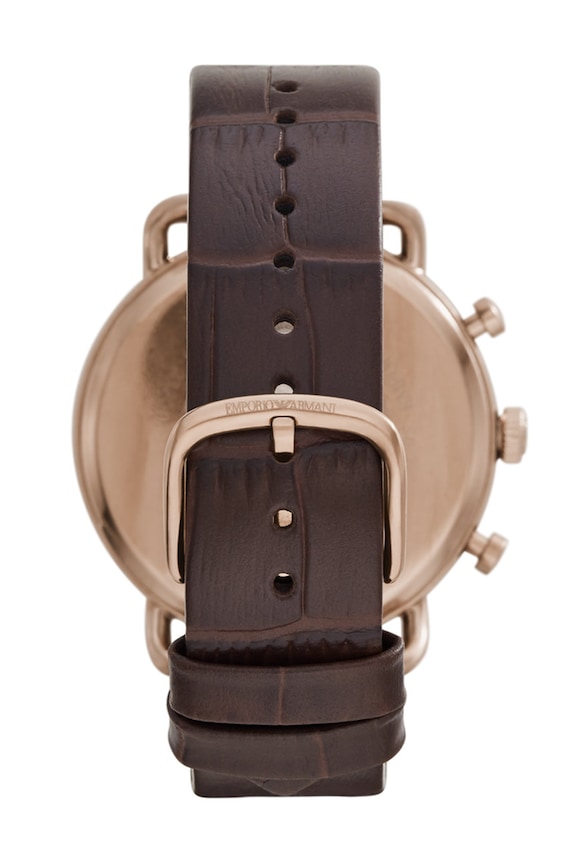 Doplnky Emporio Armani - Hodinky AR11334 AR11334 hnedá
