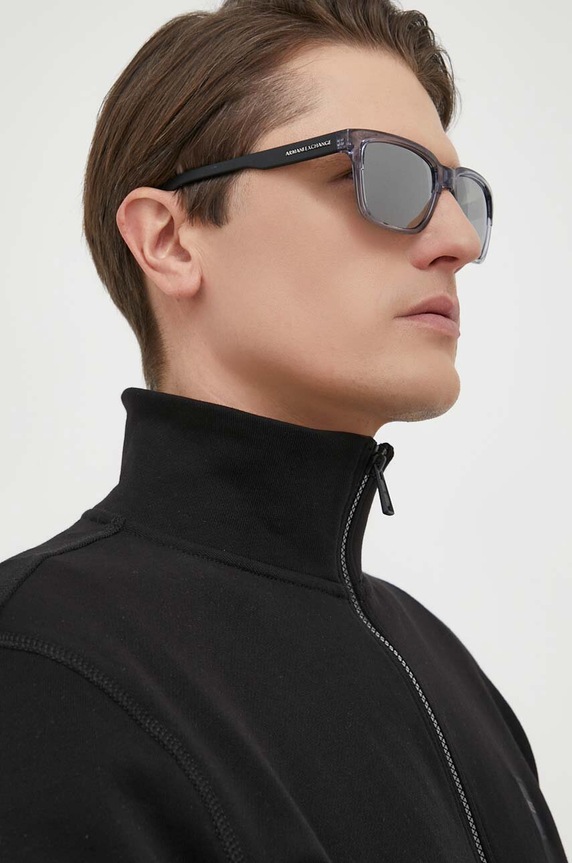 Sluneční brýle Armani Exchange šedá 0AX4026S