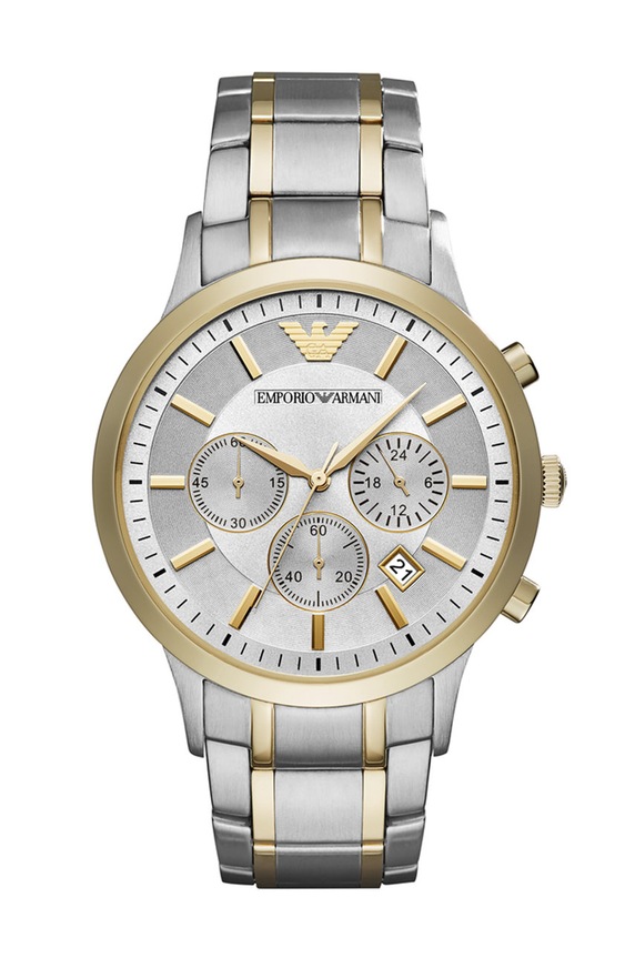 Hodinky Emporio Armani strieborná AR11076