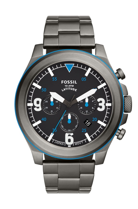 Hodinky Fossil sivá FS5753