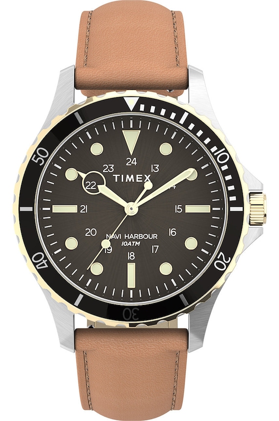 Timex zegarek TW2U55600 Navi XL srebrny TW2U55600