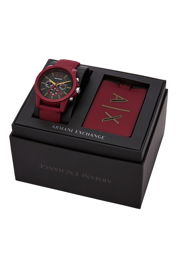 Sat Armani Exchange AX7125 crvena