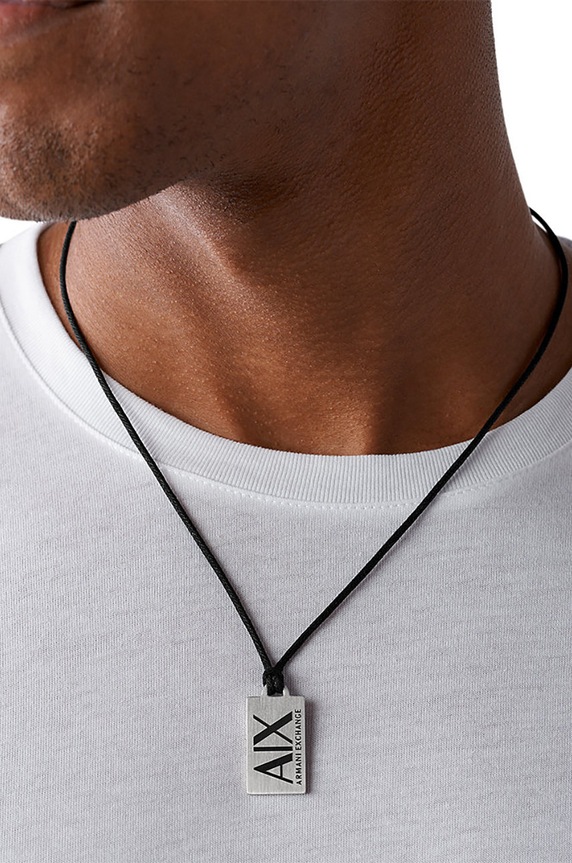 Akcesoria Armani Exchange - Naszyjnik AXG0069040 AXG0069040 srebrny