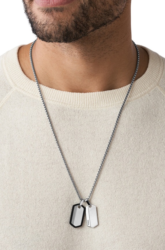 Accessori Fossil collana JF03996040 argento