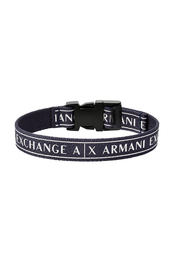 Armani Exchange bransoletka granatowy AXG0081040