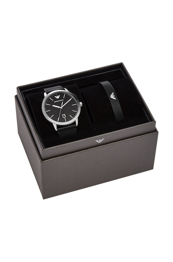 Hodinky a náramek Emporio Armani AR80064SET