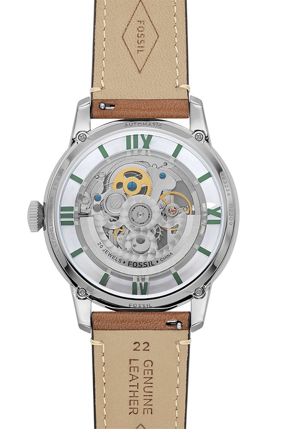 Fossil zegarek srebrny ME3234