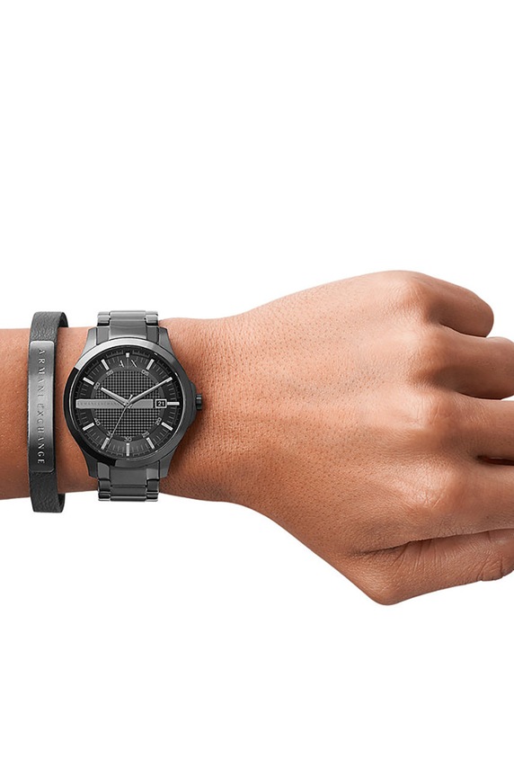 Armani Exchange zegarek i bransoletka AX7101