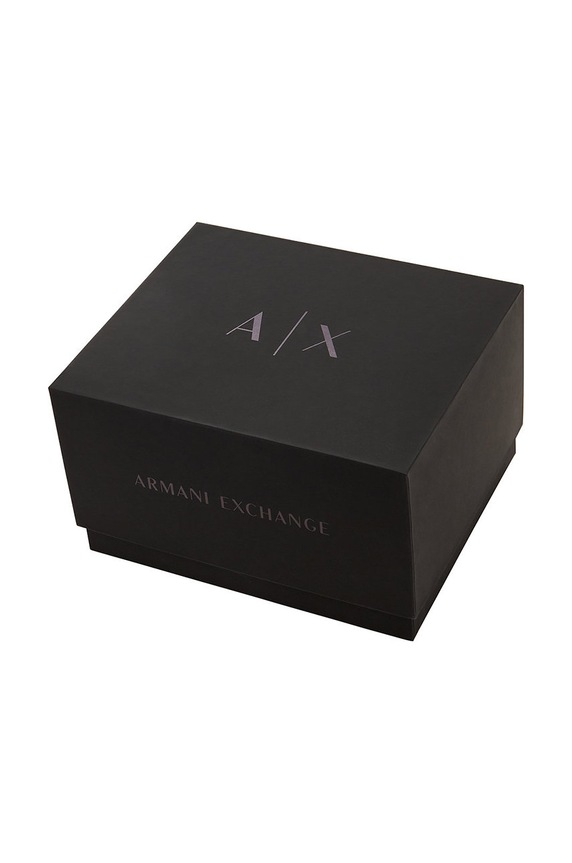 Часовник и гривна Armani Exchange сребърен AX7138SET