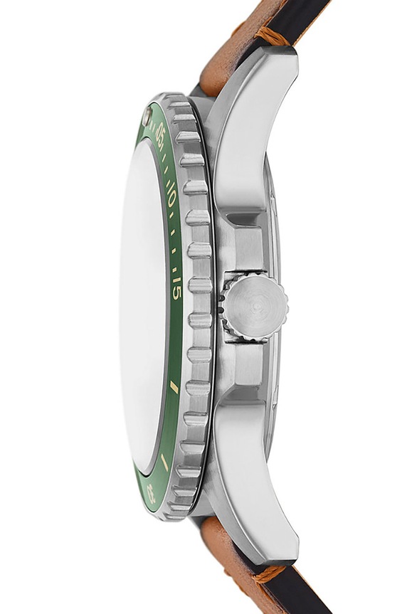 Fossil zegarek srebrny FS5946