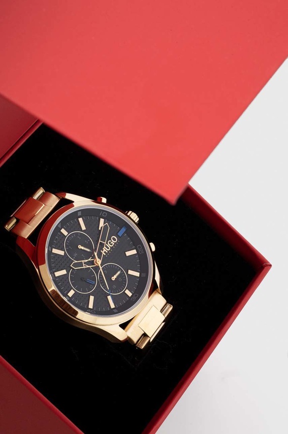 HUGO zegarek złoty 1530164