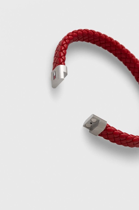 Tommy Hilfiger bőr karkötő 2790329 piros AA00