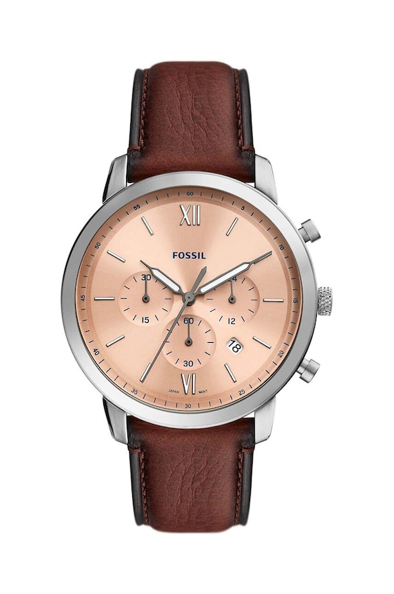 Fossil zegarek srebrny FS5982
